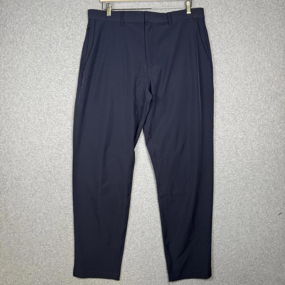 Fabletics Men's Size Large Navy Blue The Only Pants Ankle Pants Casual